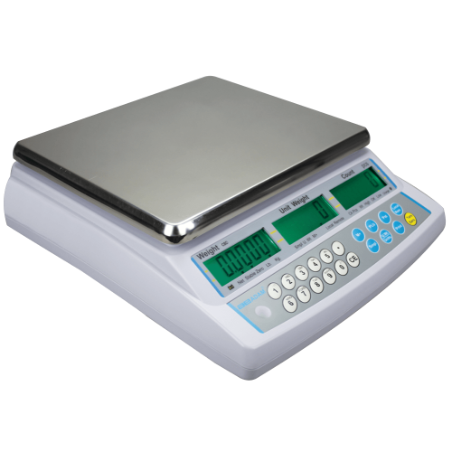 Adam Equipment CBD Bench Counting Scales, External Calibration, 16 kg Capacity, 0.5 g Readability, 225 x 275 mm Pan Size - CBD 16 - Click Image to Close